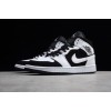 Jordan 1 Mid White Black - 554724-113