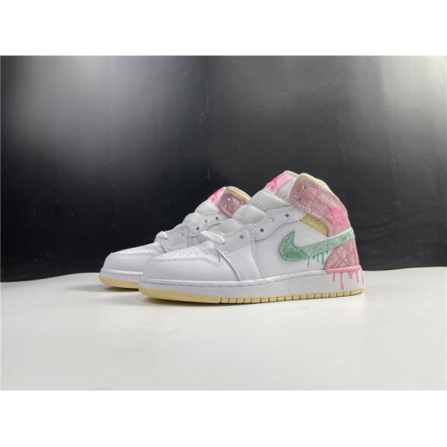 Air Jordan 1 Mid SE GS 'Ice Cream'