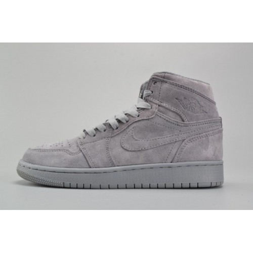 AIR JORDAN 1 RETRO HIGH BG (GS) wolf grey womens 705300-031