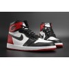 AIR JORDAN 1 High OG "Black Toe" white/ black-varsity red mens 555088-125