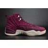 Air Jordan 12 Retro "Bordeaux" Sail/Metallic Silver mens 130690-617