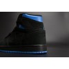 Air Jordan 1 Retro High OG "Quai 54"  Black/Italy Blue-University Red mens AH1040-054