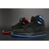 Air Jordan 1 Retro High OG "Quai 54"  Black/Italy Blue-University Red mens AH1040-054