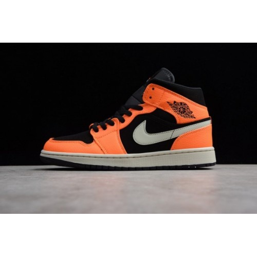 Air Jordan 1 Mid Black Orange 554724-062