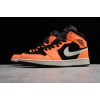 Air Jordan 1 Mid Black Orange 554724-062