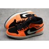 Air Jordan 1 Mid Black Orange 554724-062