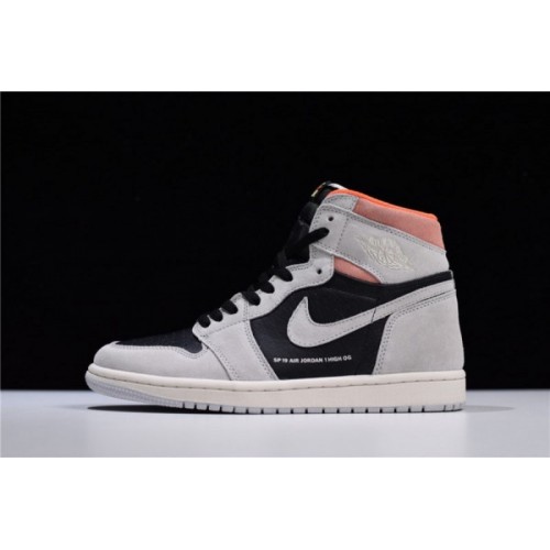 Air Jordan 1 Retro High OG &#180;Grey Crimson&#180; - Air Jordan - 555088-018