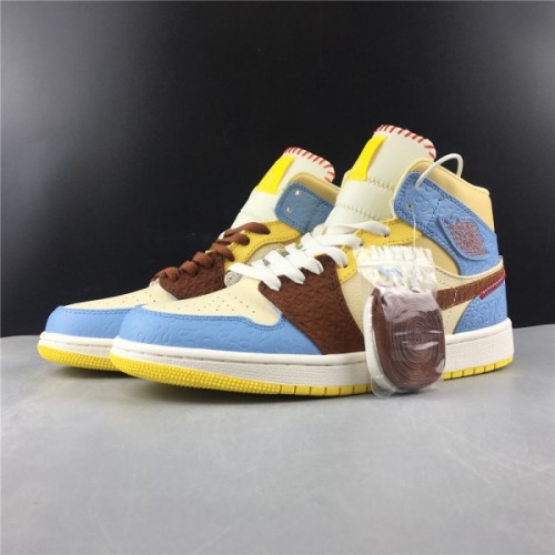 SL Air Jordan 1 High Mid FearlessAJ1 MID CU2803-200