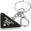 Prada 2PP080 053 SAFFIANO Key Chain, Black, Silver, Black